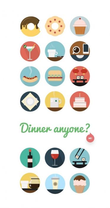 20 Food & Drink Icons (Custom)