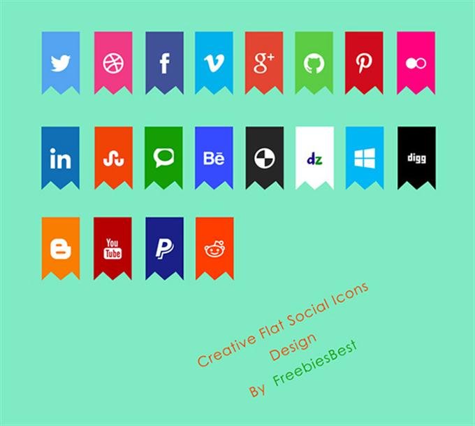 20 Free Vector Social Media Icons (Custom)