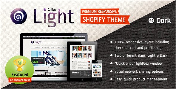 Callisto for Shopify - Premium Responsive Theme
