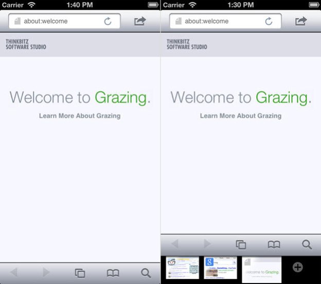 Grazing Web Browser