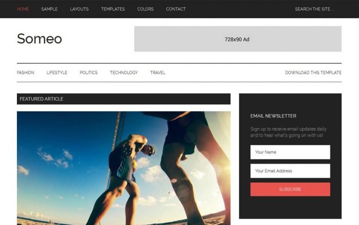 Someo-Responsive-Blogger-Template