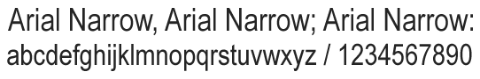 arial-narrow