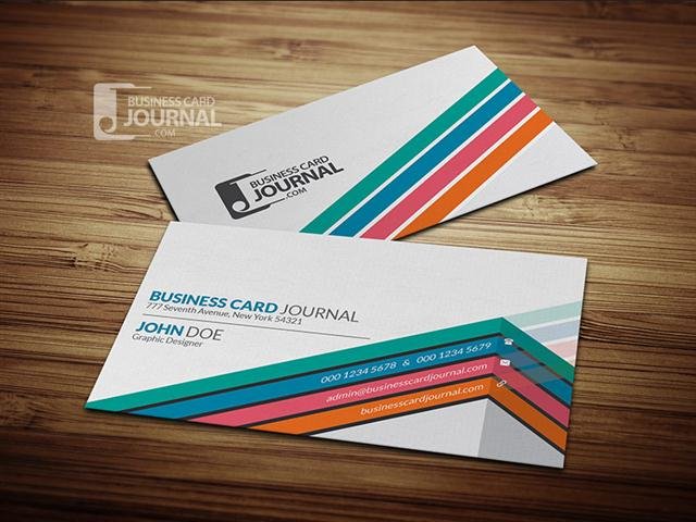 Creative & Unique Corporate Business Card Template (Small)