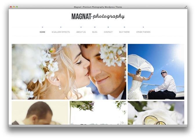 Magnat Photography WordPress Theme (Small)
