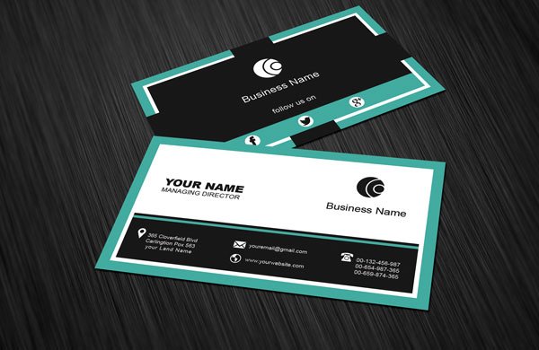 Unique & Modern Corporate Business Card Template