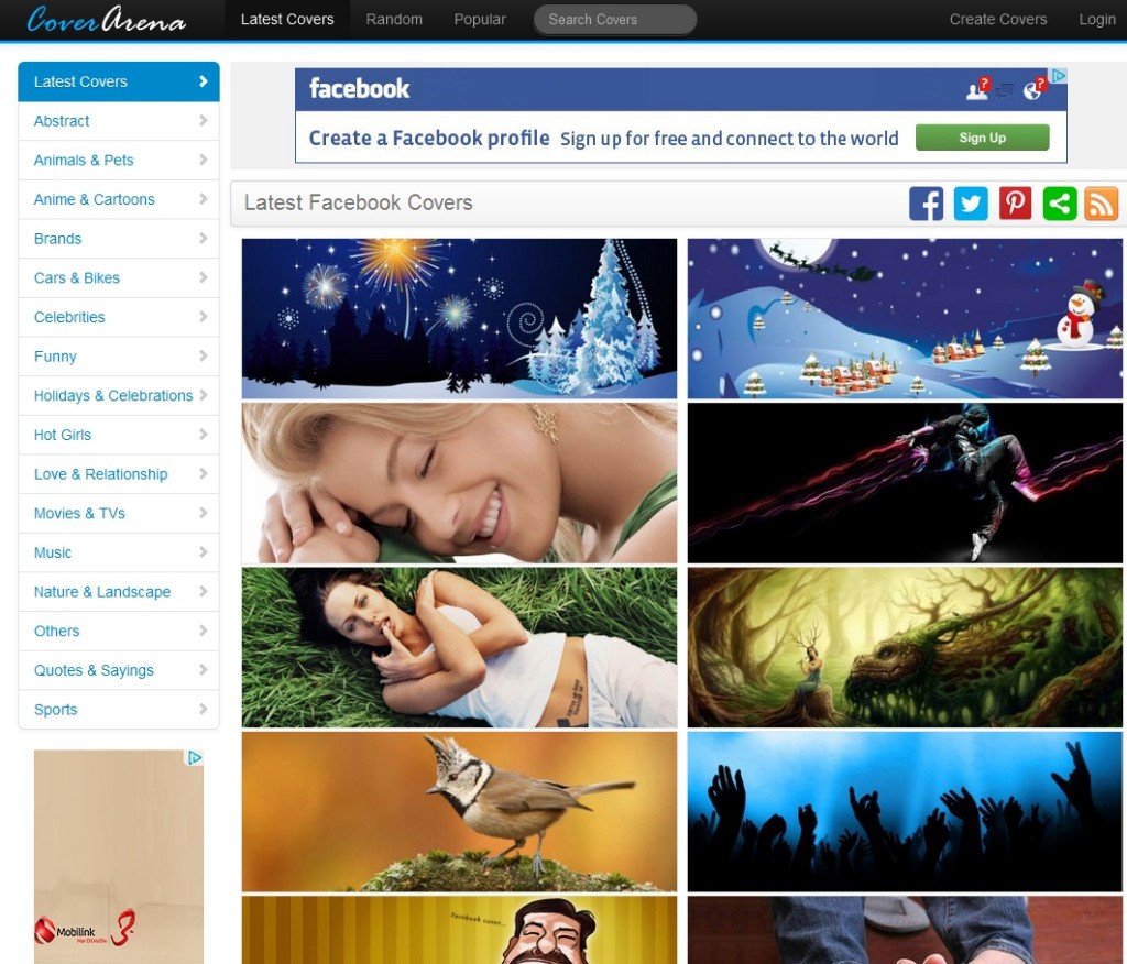 facebook cover scripts