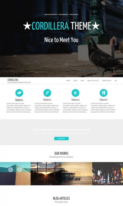 CORDILLERA WordPress Theme