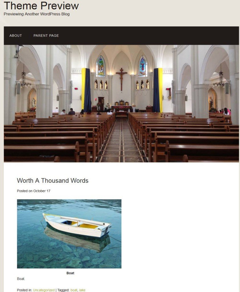 Church Free WordPress theme