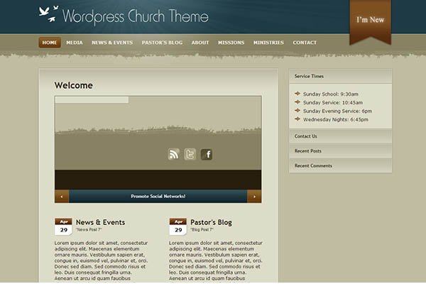 Church  WordPress Theme for Online Ministry