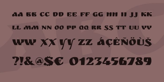 Ruslan Display Font