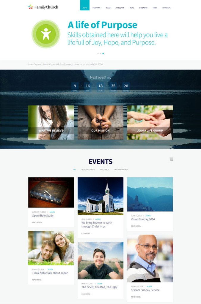 Troika - Multipurpose WordPress Church Themes