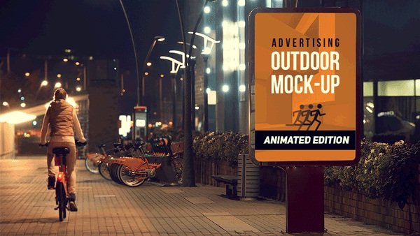 Animated Outdoor AD Mock-up s