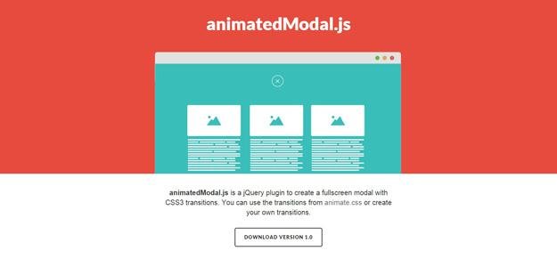 AnimatedModal js (Custom)