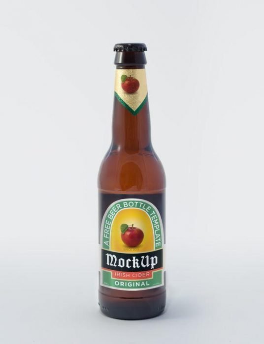 Beer Bottle PSD MockUp (Custom)