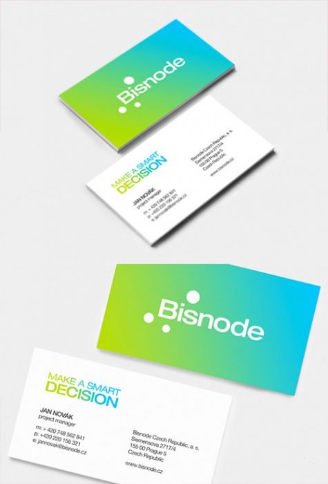 Business Card Redesign for Bisnode