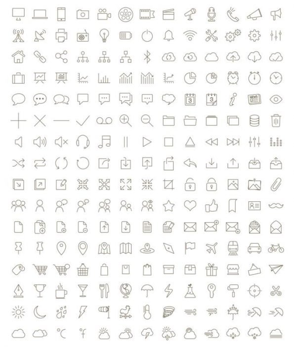 CSS-Ready 500 Icons (Custom)