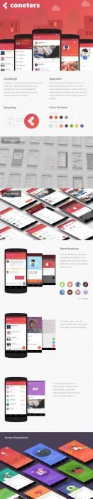 Coneters Branding & Android App Designs (Custom)