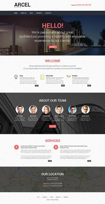 Construction Agency WordPress Template