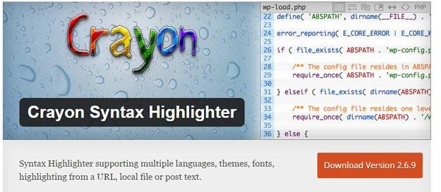 Crayon Syntax Highlighter (Custom)
