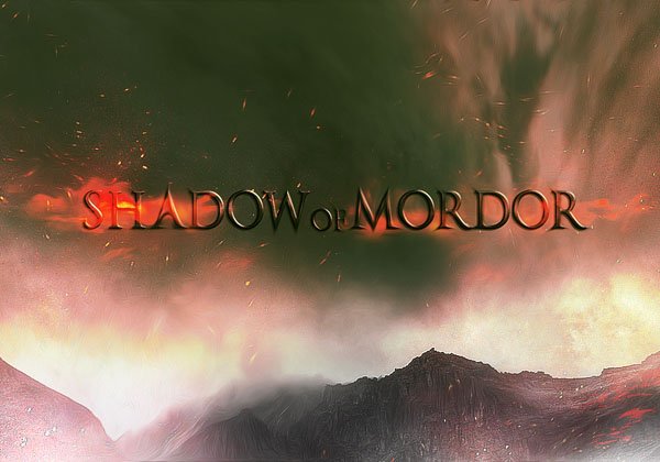 Create Dark Text Effect Inspired by Middle Earth