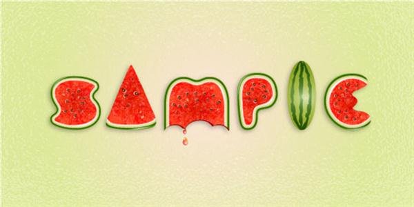 Create a Watermelon Text Effect in Illustrator (Custom)