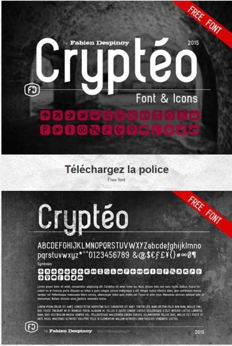 Crytéo - Free font (Custom)