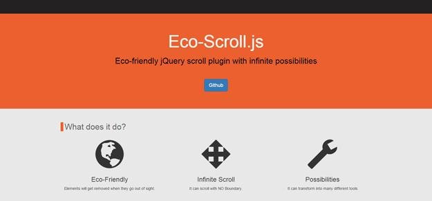 EcoScroll js (Custom)
