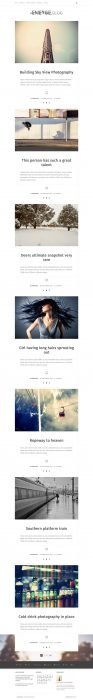 Emerge Personal Blogger Template (Custom)