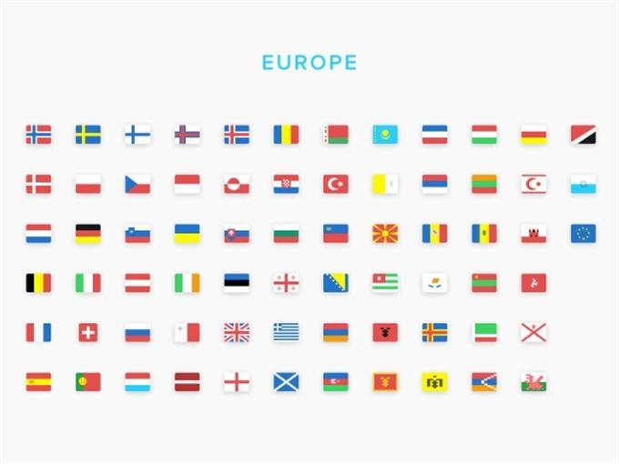 Europe Flags (Custom)