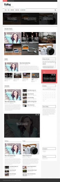 FLYMAG  WordPress theme for magazines (Custom)