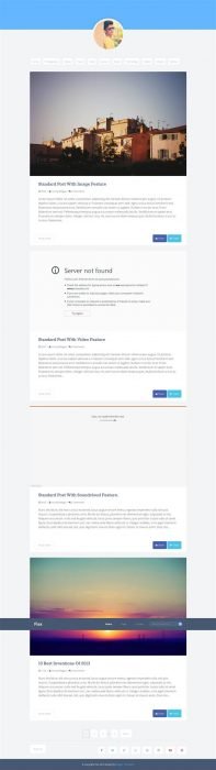 Flex Blogger Template (Custom)