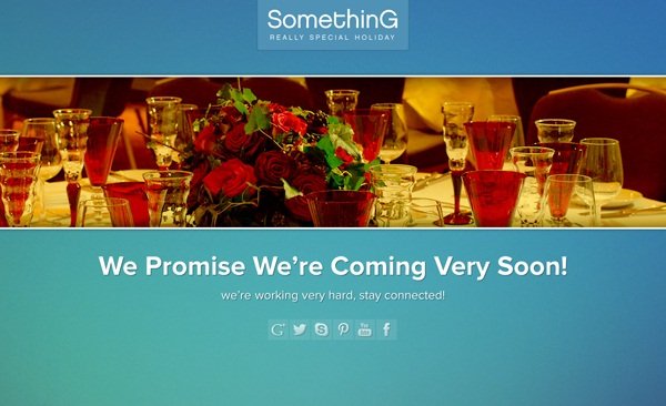 Free Coming Soon Template Special Holiday