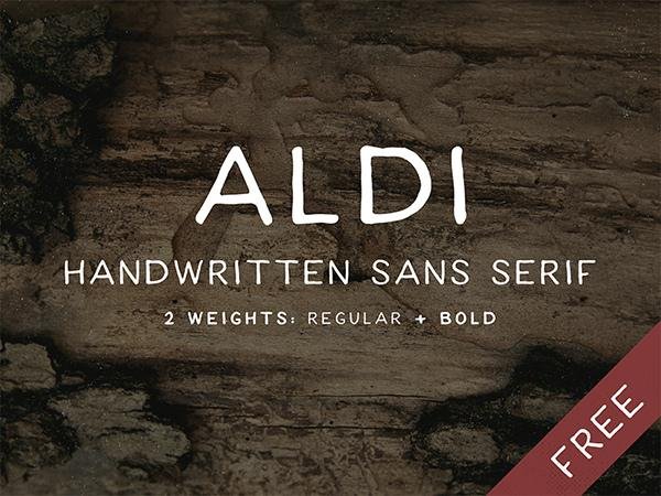 Free Font ALDI (Custom)