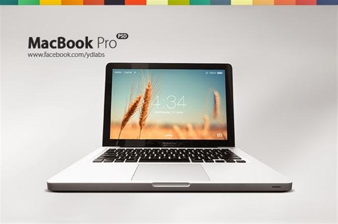 Free MacBook Pro (PSD) (Custom)