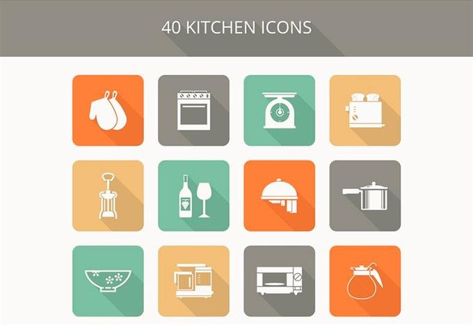 Freebie Kitchen Icon Set (Custom)