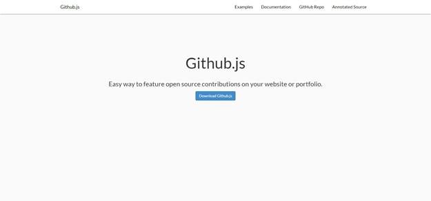 Github js (Custom)