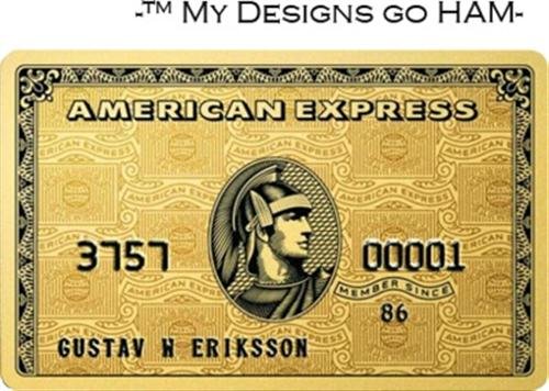 Gold Credit Card (Custom)