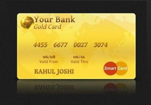 Gold Credit Card Design (Custom)