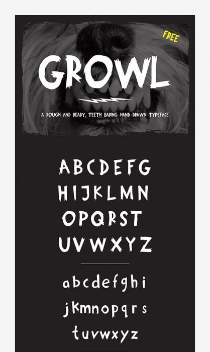 Growl Font (Custom)