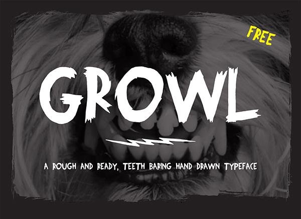 Growl Free Font (Custom)