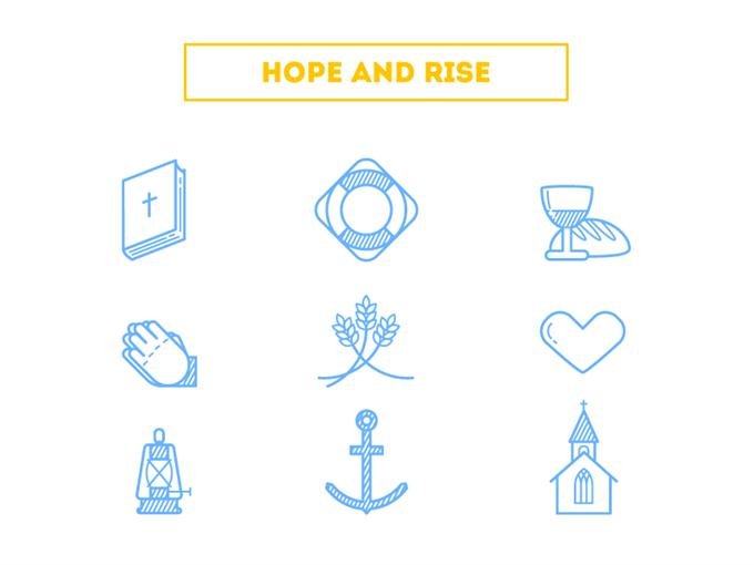 Hope and Rise” Icons by Alexey Radzhabov (Custom)