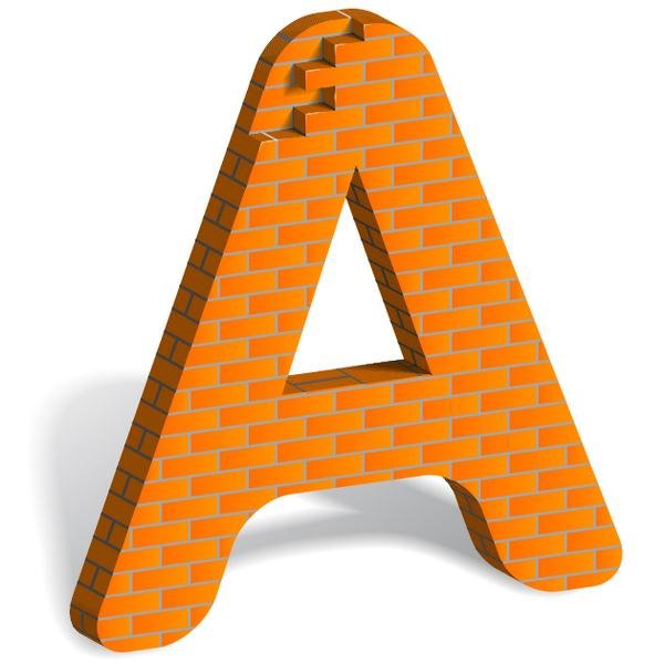How to Build Letter Art From Bricks In Illustrator (Custom)