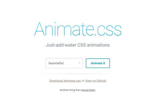Just-add-water CSS animations