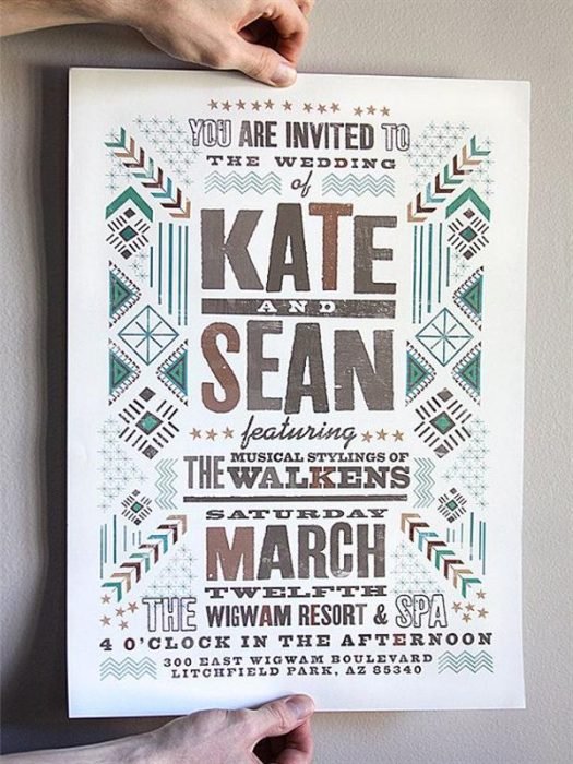Kate & Sean s wedding poster