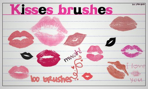 Kisses brushes