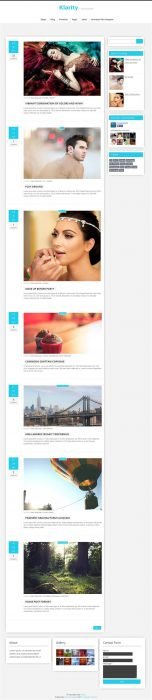 Klarity Responsive Personal Blog Blogger Template (Custom)