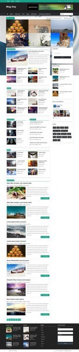 Mag day Responsive Blogger Template (Custom)