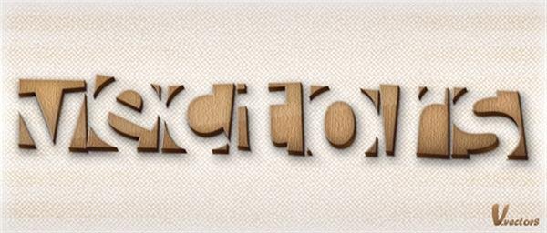 Make a Wooden Text Effect in Illustrator (Custom)