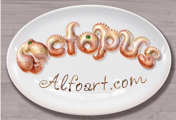 Making 3D Octopus Text Effect (Custom)