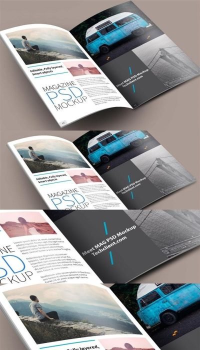 Meet MAG PSD Mockup (Custom)